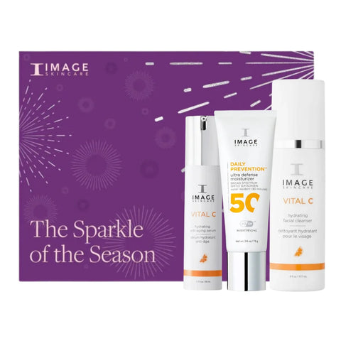 IMAGE skincare sparkle of the season gift set ultra defence SPF50